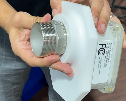 iRadar with teflon NPT port adaptor