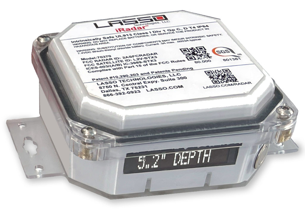 iRadar Unit_Shadowed iRadar remote tank level device