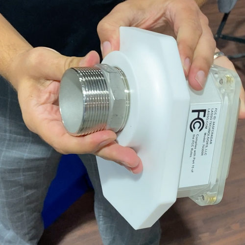iRadar with teflon NPT port adaptor